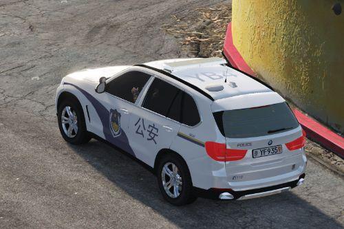 BMW X5 F15 Chinese Police